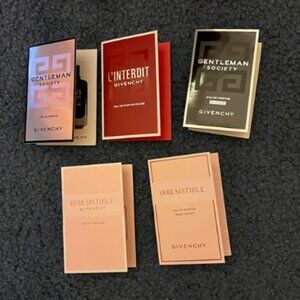 5 Givenchy Gentleman Society + Irresistible + l'interdit 1ml
